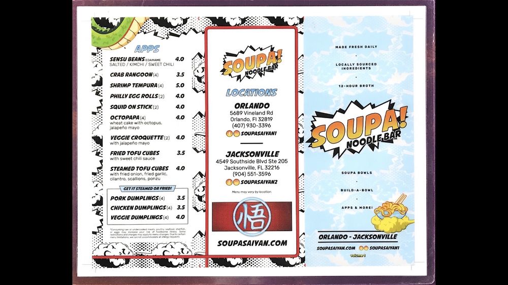 Soupa Saiyan Menu - Image 12