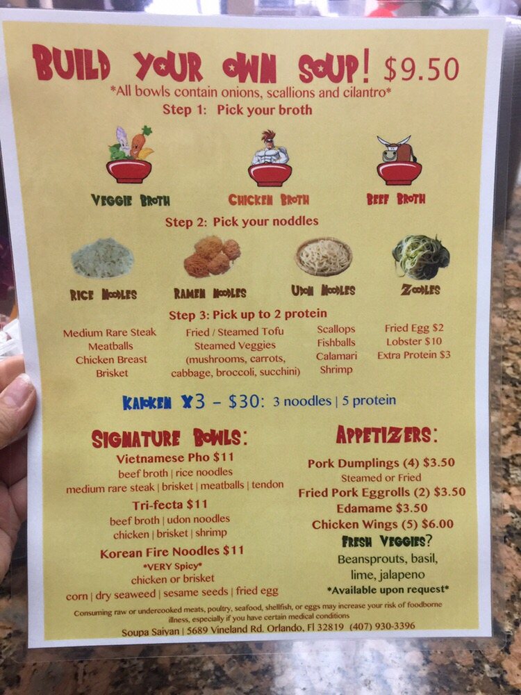 Soupa Saiyan Menu - Image 4